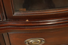 Load image into Gallery viewer, Mahogany China Cabinet Hutch Traditional Glass Display Cabinet
