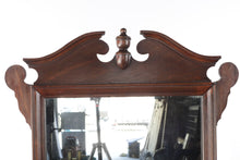 Load image into Gallery viewer, Mahogany Chippendale Mirror - Center Finial - Vanity
