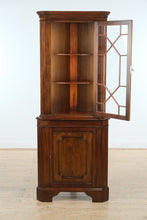 Load image into Gallery viewer, Henkel Harris Genuine Mahogany Illuminated Corner China Cabinet – Style 1112 HL
