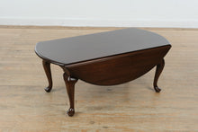 Load image into Gallery viewer, Henkel-Harris Genuine Mahogany Queen Anne Drop-Leaf Coffee Table

