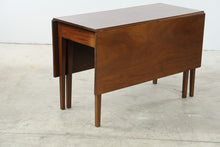 Load image into Gallery viewer, Solid Mahogany Drop Leaf Dining Table with Swing-Out Support Legs
