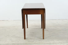 Load image into Gallery viewer, Solid Mahogany Drop Leaf Dining Table with Swing-Out Support Legs
