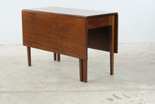 Load image into Gallery viewer, Solid Mahogany Drop Leaf Dining Table with Swing-Out Support Legs
