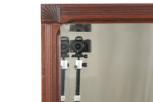 Load image into Gallery viewer, Mahogany Framed Mirror with Shell Corners

