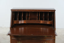 Load image into Gallery viewer, Governor Winthrop Style Mahogany Serpentine Front Secretary Desk
