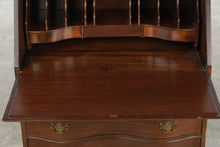 Load image into Gallery viewer, Governor Winthrop Style Mahogany Serpentine Front Secretary Desk
