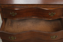Load image into Gallery viewer, Governor Winthrop Style Mahogany Serpentine Front Secretary Desk
