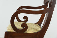 Load image into Gallery viewer, Mahogany Tall Arm Saber Legged Chair - Tell City
