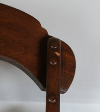 Load image into Gallery viewer, Mahogany Tall Arm Saber Legged Chair - Tell City
