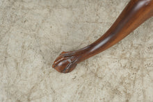 Load image into Gallery viewer, Mahogany Tilt-Top Piecrust Side Table with Carved Claw Feet

