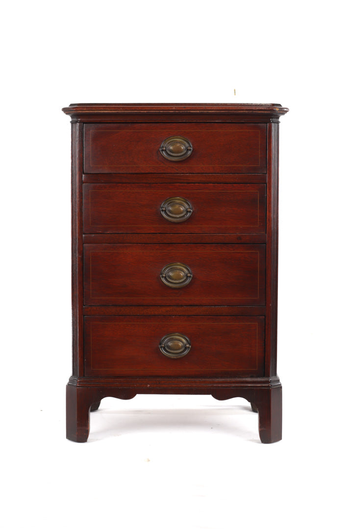 Mahogany Troon 4-Drawer Nightstand