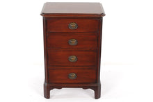 Load image into Gallery viewer, Mahogany Troon 4-Drawer Nightstand
