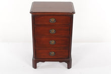 Load image into Gallery viewer, Mahogany Troon 4-Drawer Nightstand
