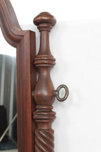 Load image into Gallery viewer, Mahogany Vanity Dome Top Mirror with Connecting Frame
