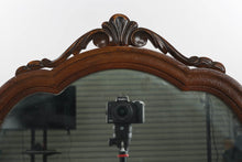 Load image into Gallery viewer, Mahogany Vanity Mirror with Connecting Frame

