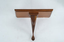Load image into Gallery viewer, Mahogany Wall Shelf with Turned Bracket Traditional Display Shelf
