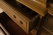 Load image into Gallery viewer, Elegant Mahogany China Cabinet with Pull-Out Writing Desk
