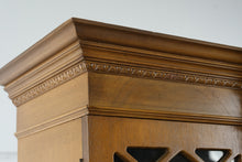 Load image into Gallery viewer, Elegant Mahogany China Cabinet with Pull-Out Writing Desk
