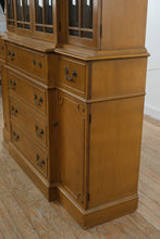 Load image into Gallery viewer, Elegant Mahogany China Cabinet with Pull-Out Writing Desk
