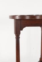 Load image into Gallery viewer, Mahogany Triple Clover Side Table
