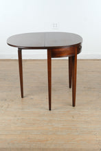 Load image into Gallery viewer, Vintage Mahogany Flip-Top Console Game Table
