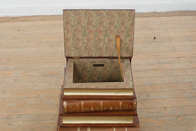 Load image into Gallery viewer, Maitland Smith Leather Bound Book Box Storage Table with Hidden Compartment
