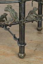 Load image into Gallery viewer, Maitland-Smith “Monkeying Around” Cast Bronze Coffee Table – 40” Round x 19” Tall
