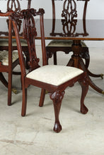 Load image into Gallery viewer, Maitland-Smith Mahogany Double Pedestal Dining Table with 6 Chairs - Online Only
