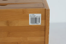 Load image into Gallery viewer, Malabar Bamboo Desktop Organizer – 2 Drawers, File Slots
