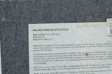 Load image into Gallery viewer, Pottery Barn Malika Persian Style Wool Runner Rug 2.6 x 9 Blue Floral
