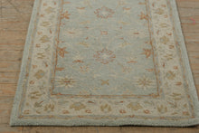 Load image into Gallery viewer, Pottery Barn Malika Persian Style Wool Runner Rug 2.6 x 9 Blue Floral
