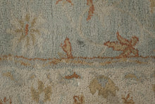 Load image into Gallery viewer, Pottery Barn Malika Persian Style Wool Runner Rug 2.6 x 9 Blue Floral
