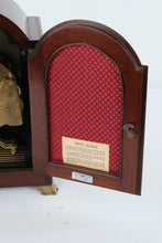 Load image into Gallery viewer, Elliott Westminster Chime Mantel Clock Tempus Fugit 8-Day Lever Wind Wood Case England
