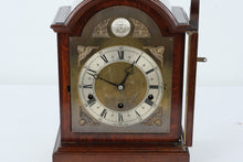 Load image into Gallery viewer, Elliott Westminster Chime Mantel Clock Tempus Fugit 8-Day Lever Wind Wood Case England
