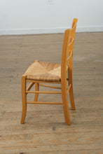 Load image into Gallery viewer, Carmelo Ladderback Side Chair – Solid Beechwood with Handwoven Rush Seat
