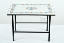 Load image into Gallery viewer, White Marble Pietra Dura Side / Coffee Table
