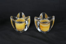 Load image into Gallery viewer, Marquis by Waterford Crystal Tealight Candle Holders Set of 2 Heavy Glass
