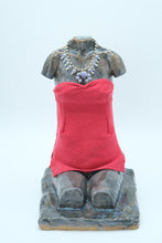 Load image into Gallery viewer, “Mary Anne” Nude Ceramic Sculpture – 12&quot; Glazed Seated Torso Statue
