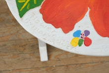 Load image into Gallery viewer, Hand-Painted Drop-Leaf Side Table by Mary Paulsen – Holden Beach, NC

