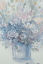 Load image into Gallery viewer, “Pastel Tin” by Mary Vincent Bertrand – Framed Watercolor Print (23.5&quot; x 27.5&quot;)
