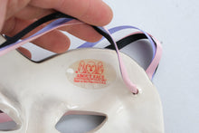 Load image into Gallery viewer, About Face Clay Art Ceramic Harlequin Wall Mask Made in San Francisco 7 Inch

