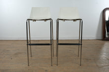Load image into Gallery viewer, Materia Modern Bar Stools with Chrome Frame Set of 2
