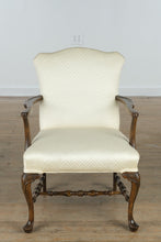 Load image into Gallery viewer, McGregor Ivory Formal Arm Chair – Elegant Carved Detail
