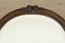Load image into Gallery viewer, McGregor Louis XVI Oval Back Arm Chair – Ivory Upholstery
