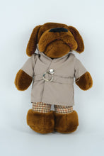 Load image into Gallery viewer, Vintage McGruff the Crime Dog Plush – 1980s Dakin Stuffed Animal in Trench Coat
