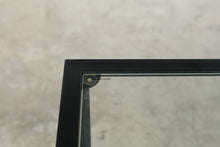 Load image into Gallery viewer, Modern Black Metal and Glass Pedestal Plant Stand Display Table
