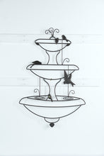 Load image into Gallery viewer, Metal Bird Bath Wall Art – 27.5&quot; x 40.5&quot;
