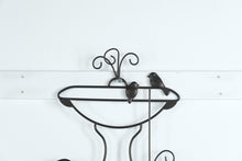 Load image into Gallery viewer, Metal Bird Bath Wall Art – 27.5&quot; x 40.5&quot;
