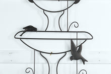 Load image into Gallery viewer, Metal Bird Bath Wall Art – 27.5&quot; x 40.5&quot;
