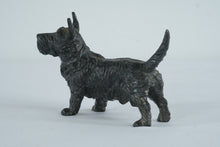 Load image into Gallery viewer, Vintage Scottish Terrier Figurine Black Scottie Dog Cast Metal Japan
